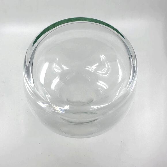 Vintage Wine Glass Decanter Modern Clear Glass Wide Bottom Narrow Neck Classic - Picture 2 of 7